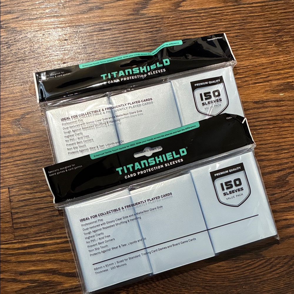 Card Protection Sleeves - Transparent